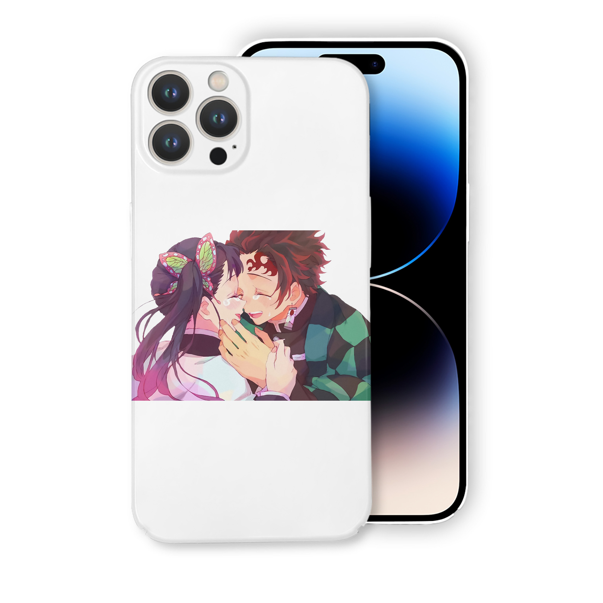 （画像用） 鬼滅の刃 竈門 炭治郎／かまど たんじろう Kamado Tanjirou 【iPhone 14シリーズ対応】ハードケース